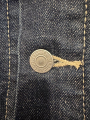 Pre-Owned Levi Strauss Dark Denim Jacket Size 2XL