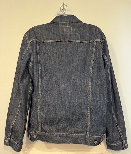 Pre-Owned Levi Strauss Dark Denim Jacket Size 2XL