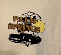 Pre-Owned Palm Springs Puffy Letter Tee Shirt Size XL-XXL