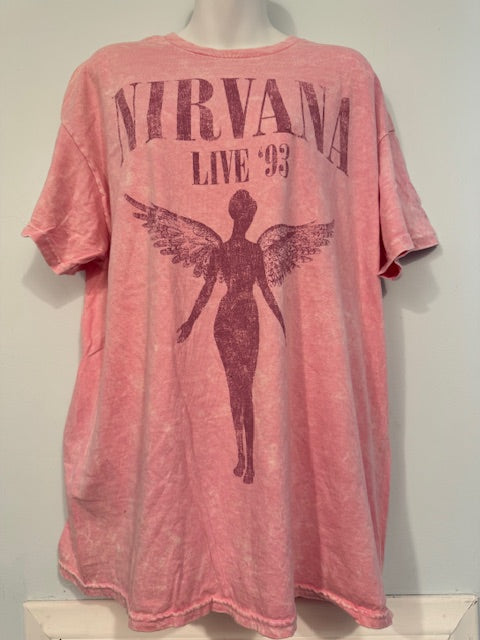 Pre-Owned Women's NIRVANA LIVE 93 Tee Shirt Size 1X Main image