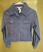 Pre-owned Xcepsion Corduroy Grey/Blue Jacket Size Small