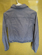 Pre-owned Xcepsion Corduroy Grey/Blue Jacket Size Small
