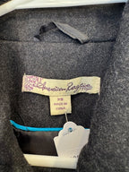 Pre-owned American Rag Cie 1984 Black/Grey Peacoat Size Extra Small