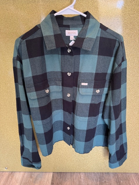 Pre-Owned Brixton Cropped Women's Flannel Size Small Main image
