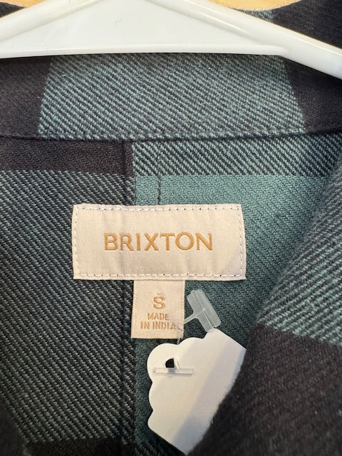 Pre-Owned Brixton Cropped Women's Flannel Size Small