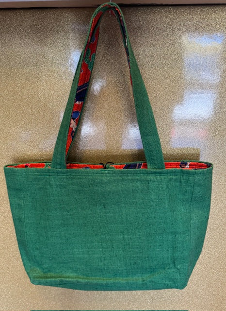 Green Mexican Culture Hand Bag