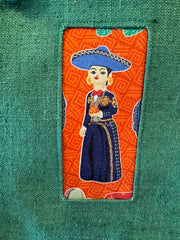 Green Mexican Culture Hand Bag