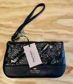 NWT BLACK JUICY COUTURE WRIST PURSE