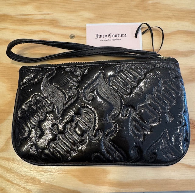 NWT BLACK JUICY COUTURE WRIST PURSE