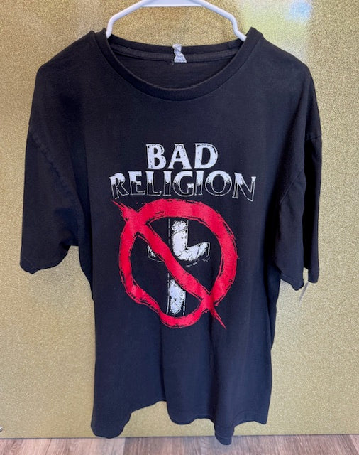 PRE-OWNED BAD RELIGION TEE SHIRT SIZE XL