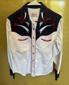VINTAGE ROCKMOUNT RANCHWEAR USA BUTTON UP SIZE LARGE