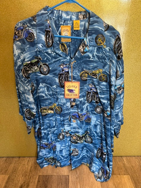 NEW ISLAND COLLECTION Hawaiian Button Up Shirt XXL Main image