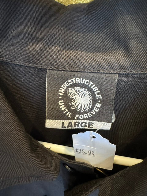 NWOT INDESTRUCTIBLE MFG 4 YEARS STRONG SIZE LARGE
