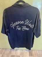 NWT FOREVER 21 "HEAVEN WAITS FOR YOU" BUTTON UP SIZE SMALL