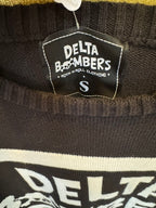 PRE-OWNED DELTA BOMBERS SWEATER SIZE SMALL