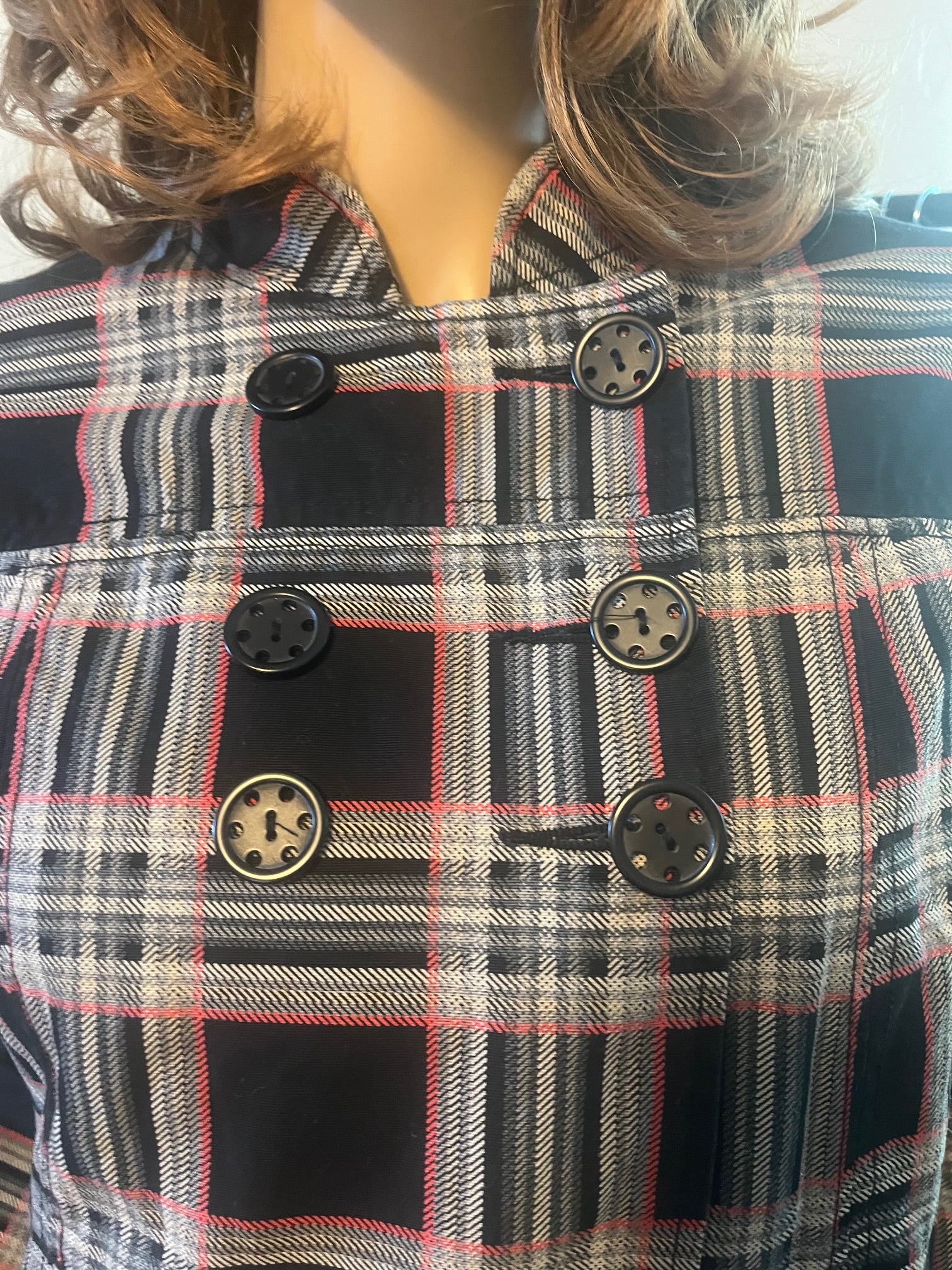 Vintage Volcom Plaid Button Up Jacket Size Medium