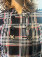 Vintage Volcom Plaid Button Up Jacket Size Medium