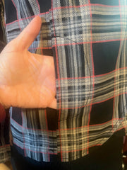 Vintage Volcom Plaid Button Up Jacket Size Medium