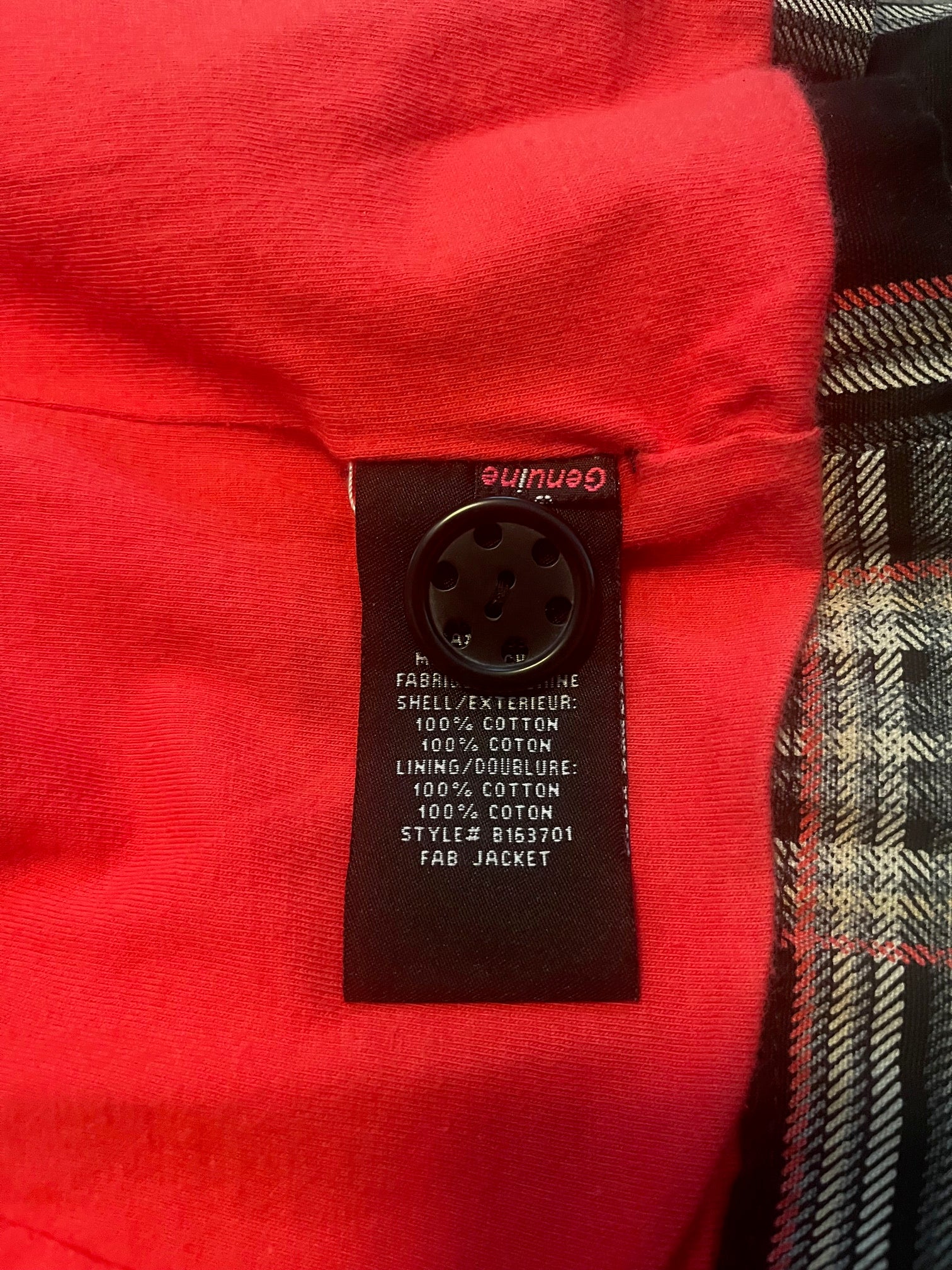 Vintage Volcom Plaid Button Up Jacket Size Medium