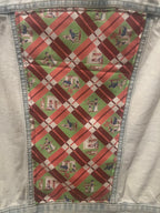 Customized One of a Kind embellished Denim Original Jean Vest Size Medium