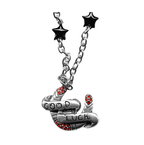 Necklace - Sourpuss - "Good Luck" Horseshoe