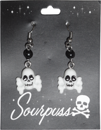 Earrings - Sourpuss -  Skull & Crossbones