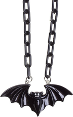 Necklace - Sourpuss - Smiling Vampire Bat