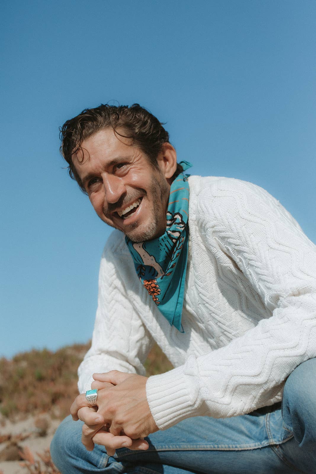 "Volcano And Sea" Bandana