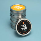 Fuck Work Emergency Ambiance Travel Tin | Funny Candle