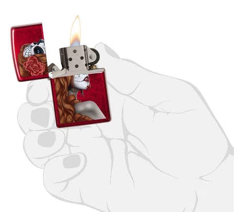 Zippo 21063 Day Of Dead Girl