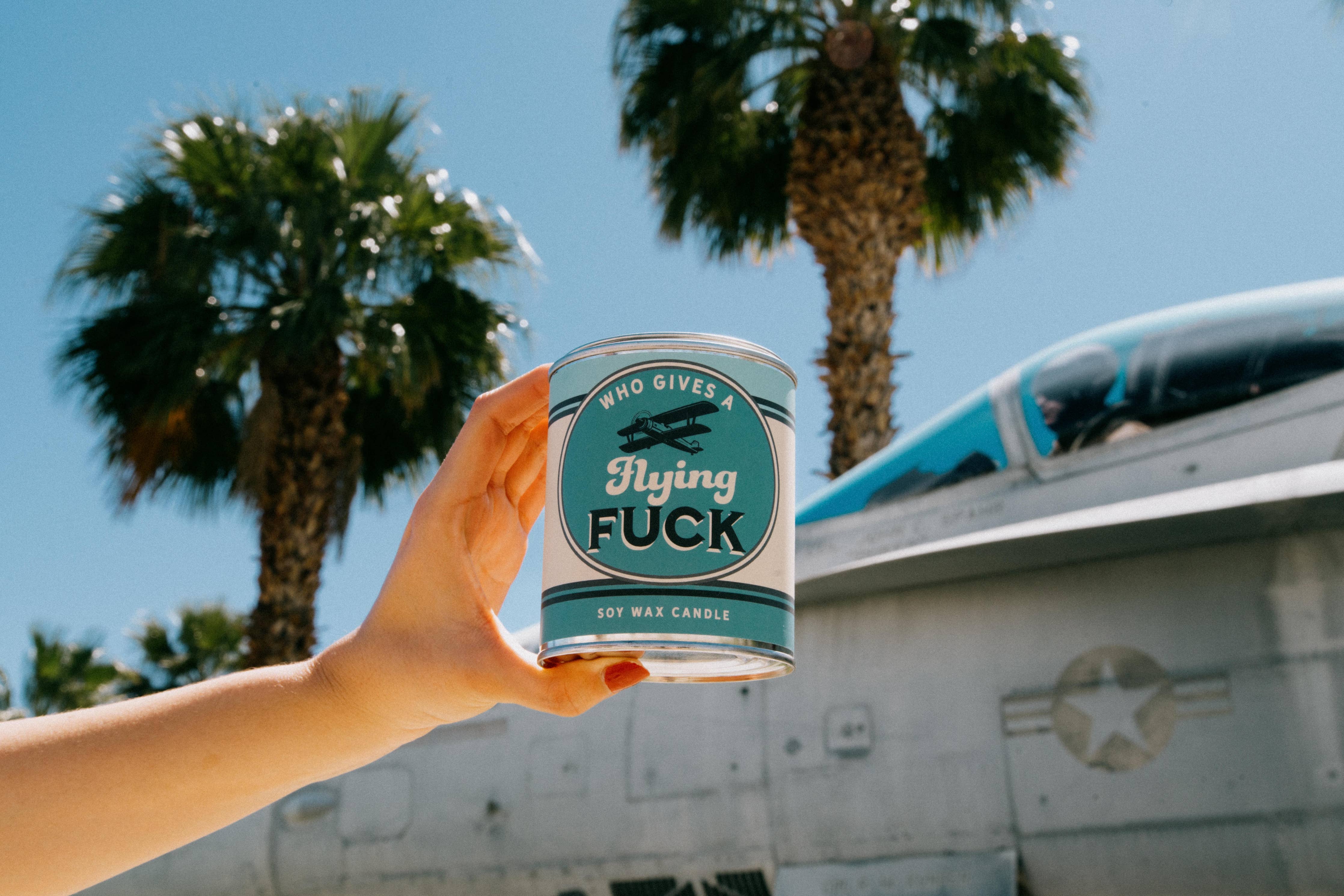 Who Gives a Flying Fuck? Vintage Paint Can·dle | Funny Candl Secondary image