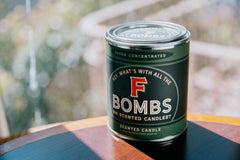 F Bombs Vintage Paint Can·dle | Funny Candle