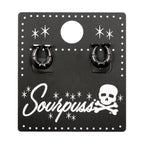Earrings - Sourpuss -  Horseshoe Stud