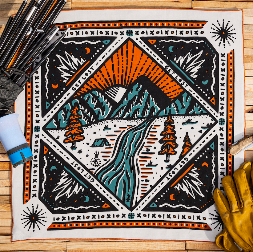 "Get Lost" Bandana
