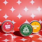 Holiday Drama Travel Tin | Funny Christmas Holiday Candle