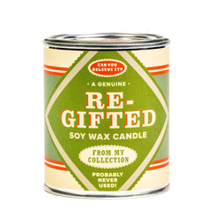 Re-Gifted Paint Can | Funny Christmas Holiday Candle