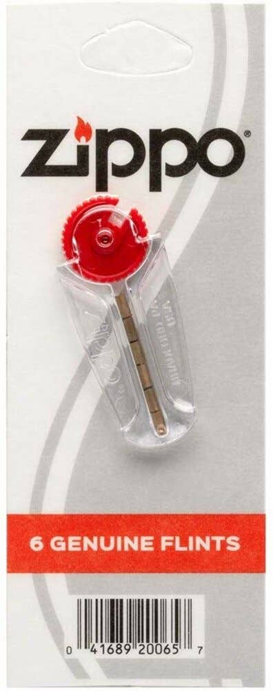 Zippo 6-Piece Flint Dispenser for Lighters, Carded #2406N Main image