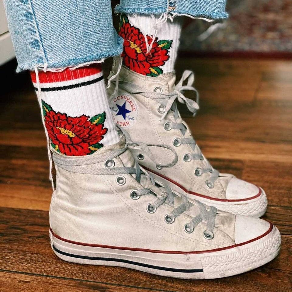 INDESTRUCTIBLE Peony Socks