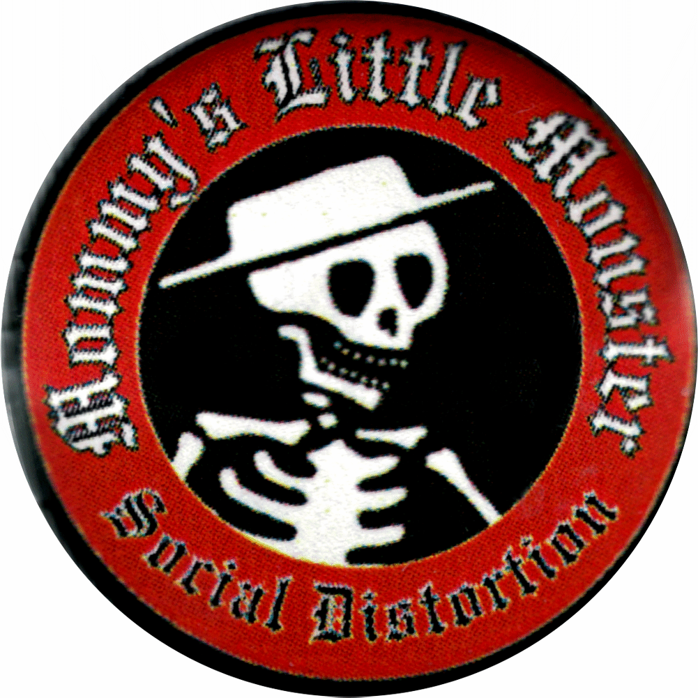 Pin-on Button - 1.25 Inch - Social Distortion - "...Monster"