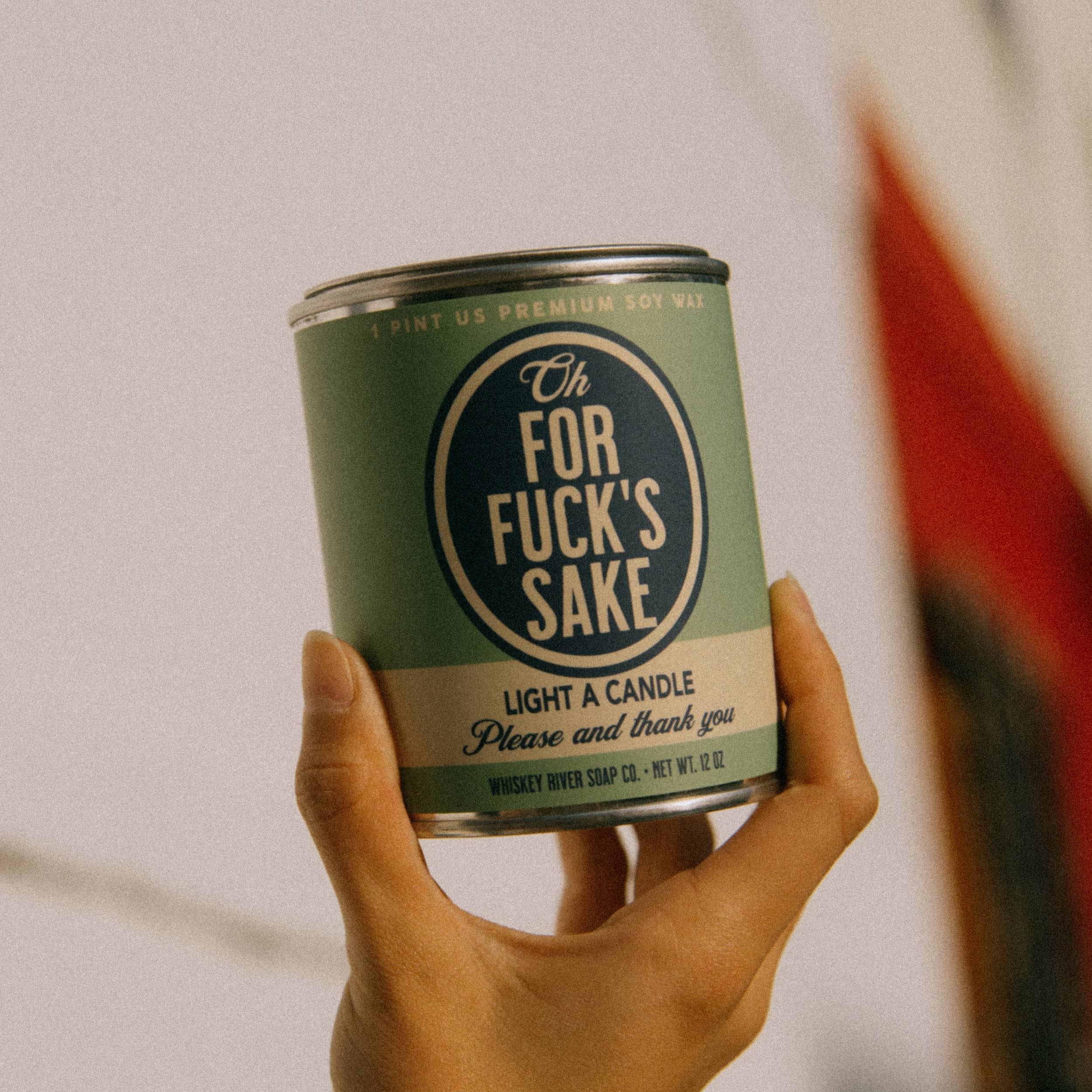 For Fuck's Sake Vintage Paint Can·dle  | Funny Candle
