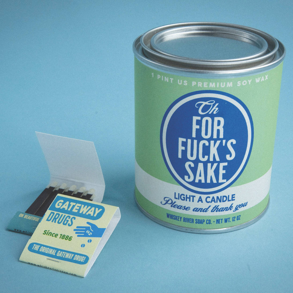 For Fuck's Sake Vintage Paint Can·dle  | Funny Candle
