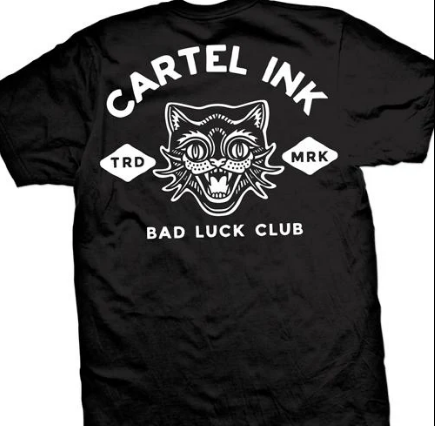 Cartel Ink Bad Luck Club Graphic Tee