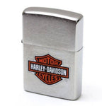 Zippo Harley-Davidson Logo Brushed Chrome Lighter