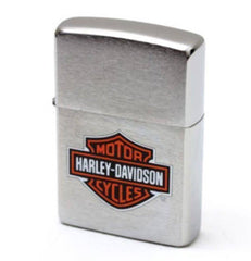 Zippo Harley-Davidson Logo Brushed Chrome Lighter