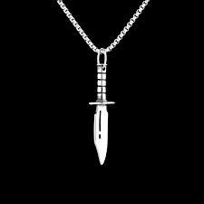 Outlaws Amsterdam "THE KNIFE" Pendant and Necklace