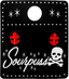 Earrings - Sourpuss -  Red Anchor