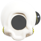 Money Bank - Sourpuss  - Ceramic Sugar Skull With Top Hat 5"