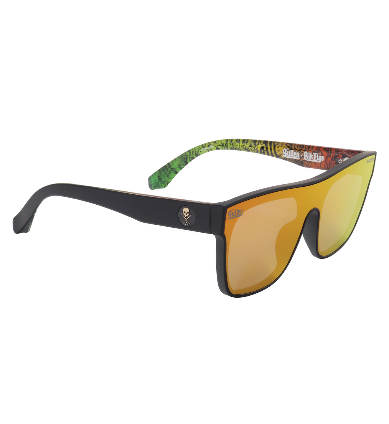 Cholohaflys Glasses - Matte Black/Red