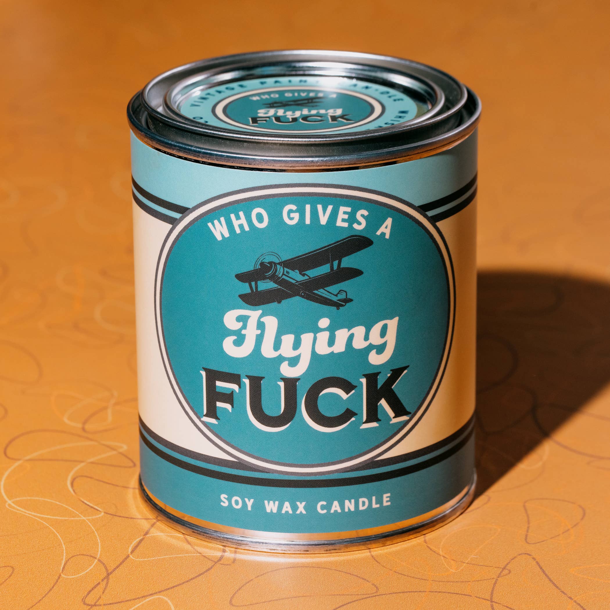 Who Gives a Flying Fuck? Vintage Paint Can·dle | Funny Candl Main image
