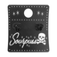 Earrings - Sourpuss -  Black Anchor